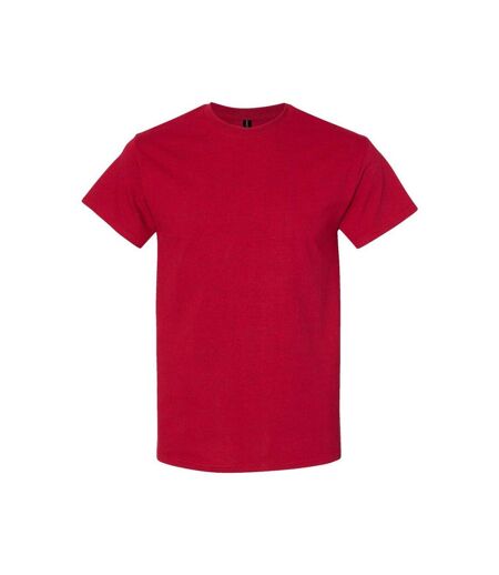 Mens Heavy Cotton T-shirt Antique Cherry Red Gildan
