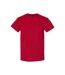 Mens Heavy Cotton T-shirt Antique Cherry Red Gildan-1