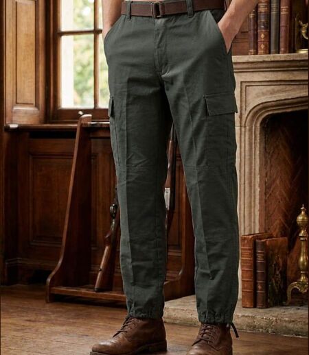 LEDERTYS LY0408 — Pantalon treillis kaki : robustesse et liberté de mouvement