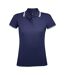 Polo Pasadena Femme Bleu Marine Français Blanc SOLS-1