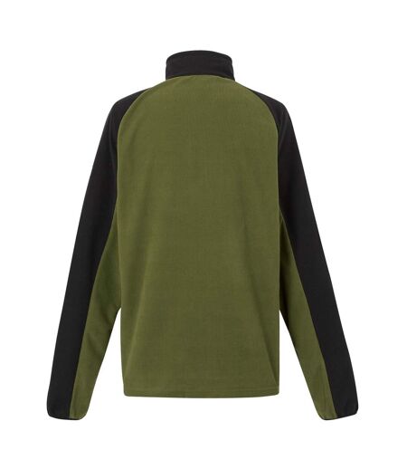 Mens elson ii lightweight fleece nephrite green/black Regatta
