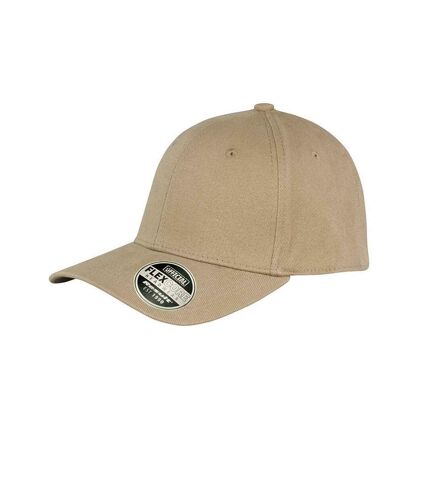 Result Headwear Unisex Adult Kansas Flexible Baseball Cap (Khaki Brown) - UTPC5950