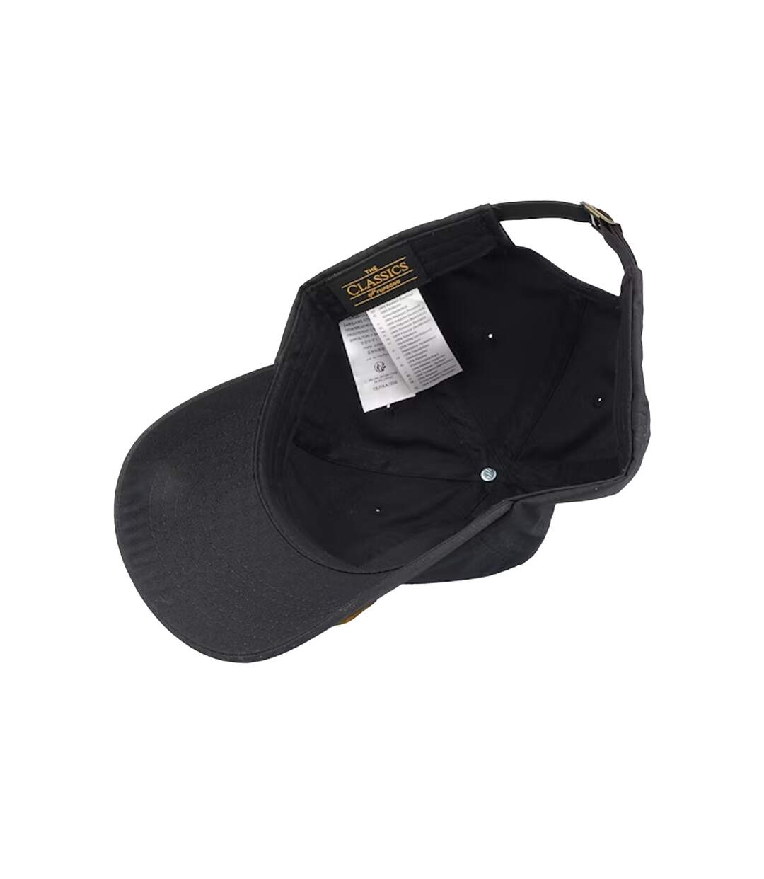 Casquette de baseball flexfit classic dad adulte noir Yupoong-3