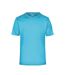 T-shirt Active Homme Turquoise Vif James And Nicholson-1