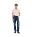 Mens Vertical Stripe Linen Blend Shirt Sandlewood Tommy Hilfiger-4