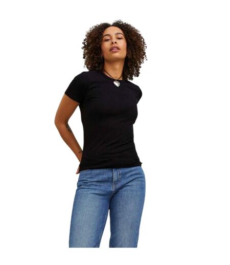 T-shirt Motif/style Uni Femme Noir JJXX