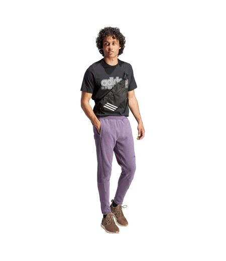 Mens Tiro Graphic T-shirt Black Adidas
