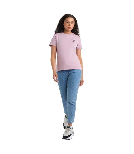 Umbro Womens/Ladies Core Classic T-Shirt (Mauve Shadow/Potent Purple)