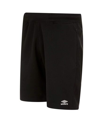 Mens pro fleece shorts black/white Umbro