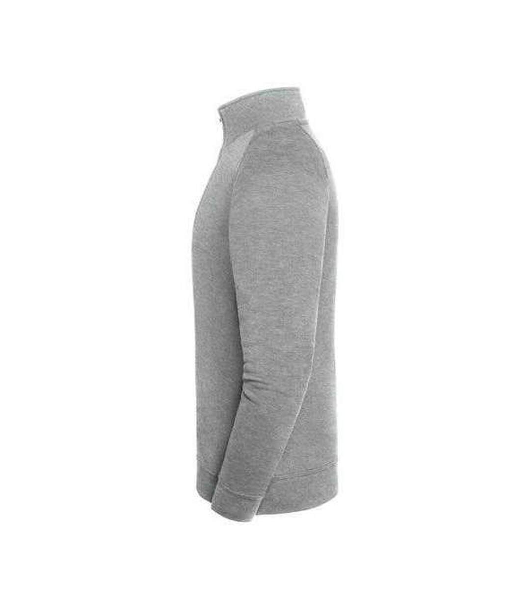 Veste De Survêtement Iconic Premium Homme Gris Clair Chiné Fruit Of The Loom-3