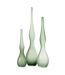 Lot de 3 Vases en Verre Yoko 64cm Vert Menthe-1