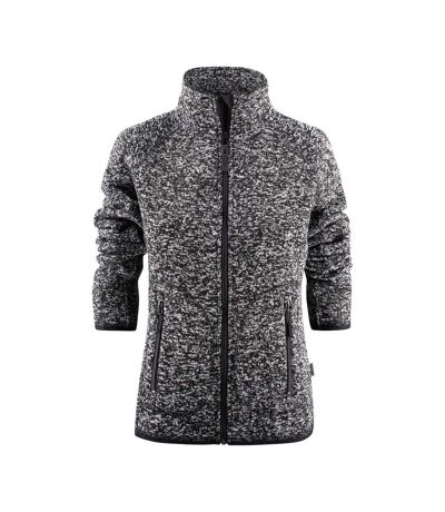James Harvest Womens/Ladies Rich Hill Melange Fleece Jacket (Anthracite)