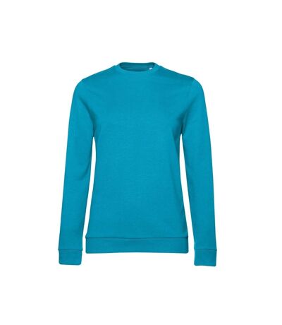 B&C Womens/Ladies Set-in Sweatshirt (Bermuda Blue)