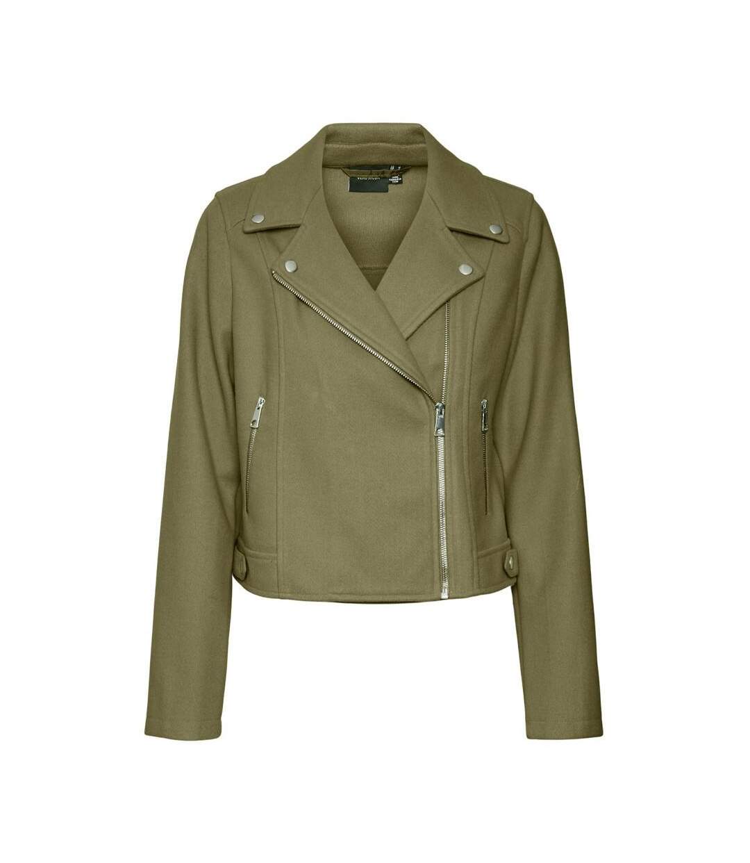 Veste Kaki Femme Vero Moda Biker - S