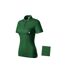 Womens/ladies Resist Heavyweight Polo Shirt Green Rimeck-1