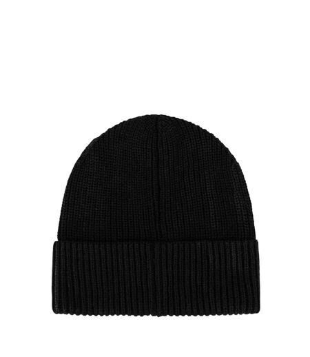 Womens/ladies Emblem Beanie Grey Couture