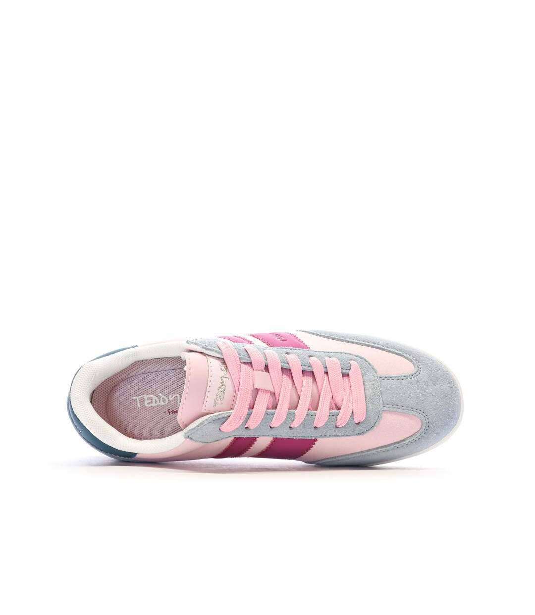 Baskets rose/bleu femme teddy smith 120132-4