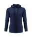 Womens/ladies Westwood Full Zip Hoodie Navy James Harvest-1