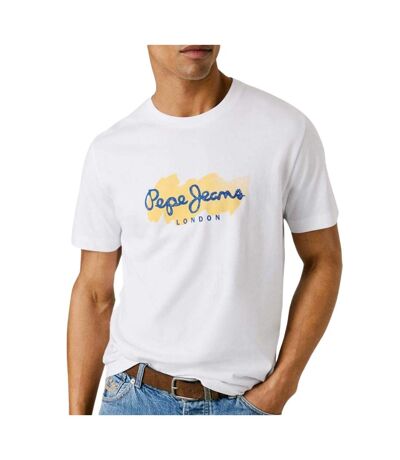 T-shirt blanc homme pepe jeans milton - l