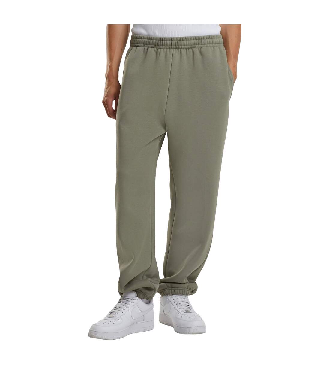 Pantalon De Jogging Homme Olive Pâle Build Your Brand-3