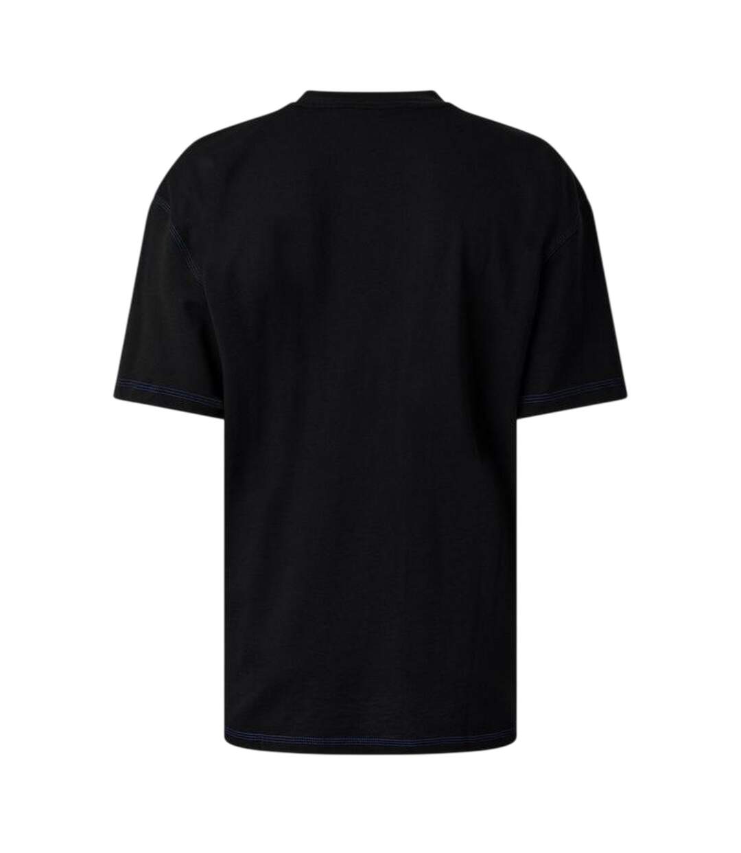 Mens Embroidered Logo Stitched T-shirt Black Hugo-3