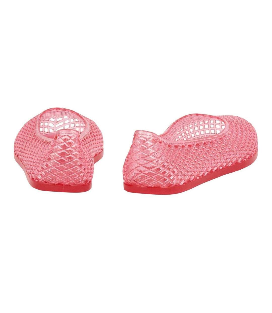 Womens/ladies Iro Jelly Shoes Pink Ancient Greek Sandals-2