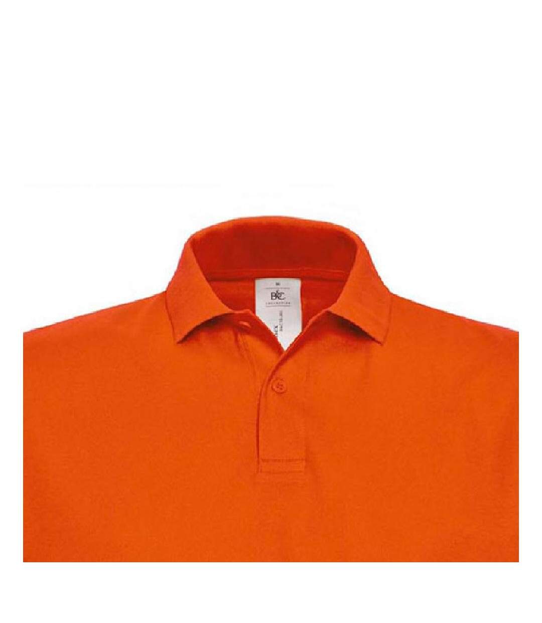 B&c Id.001 Polo À Manches Courtes Pour Hommes Orange B And C-3
