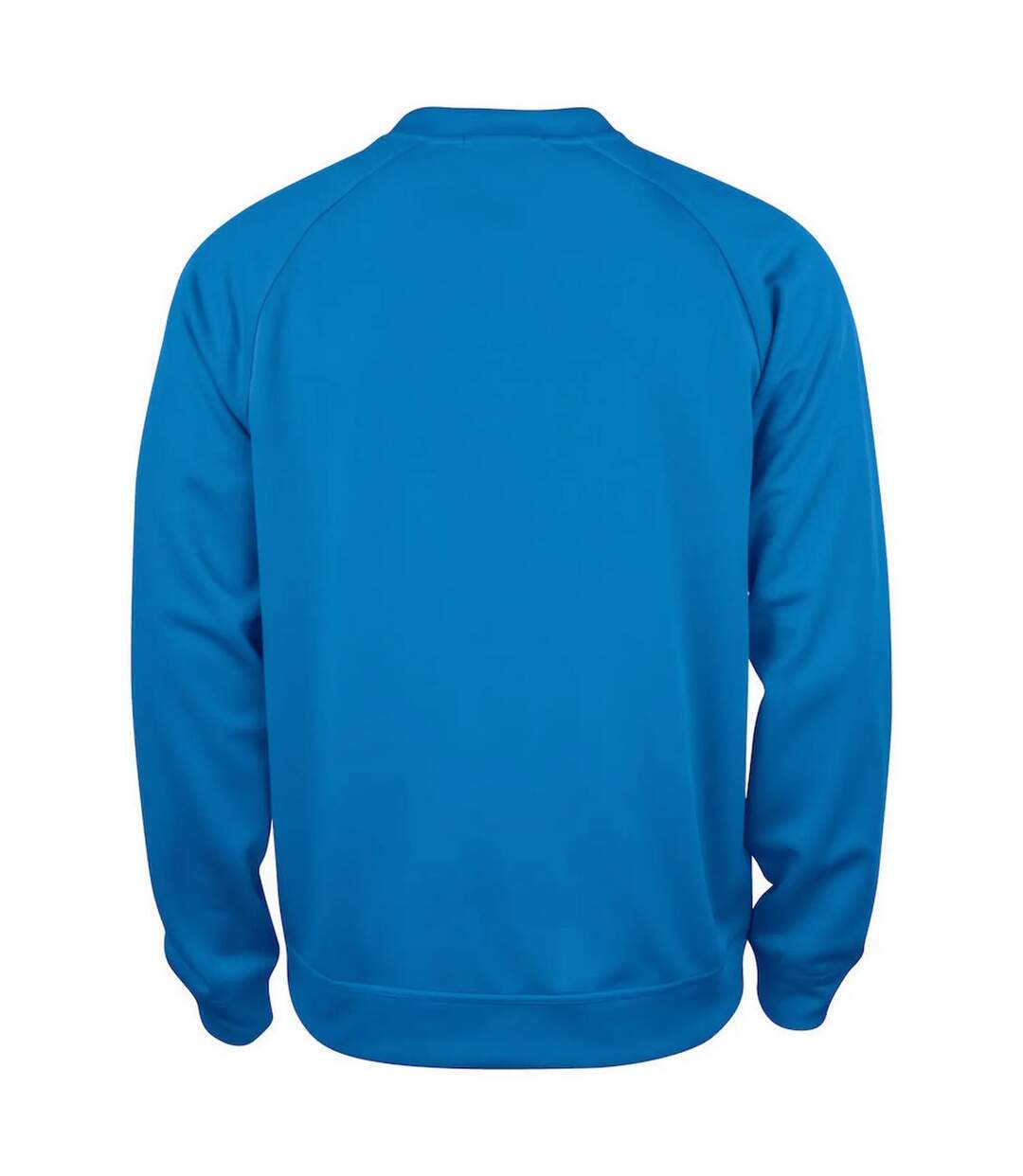 Sweat Manches Raglan Adulte Bleu Roi Clique-2