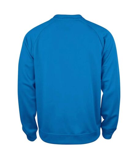 Sweat Manches Raglan Adulte Bleu Roi Clique