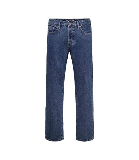 Jean straight bleu foncé homme only & sons edge