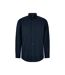 Chemise À Manches Longues Homme Bleu Marine Foncé Kustom Kit-2