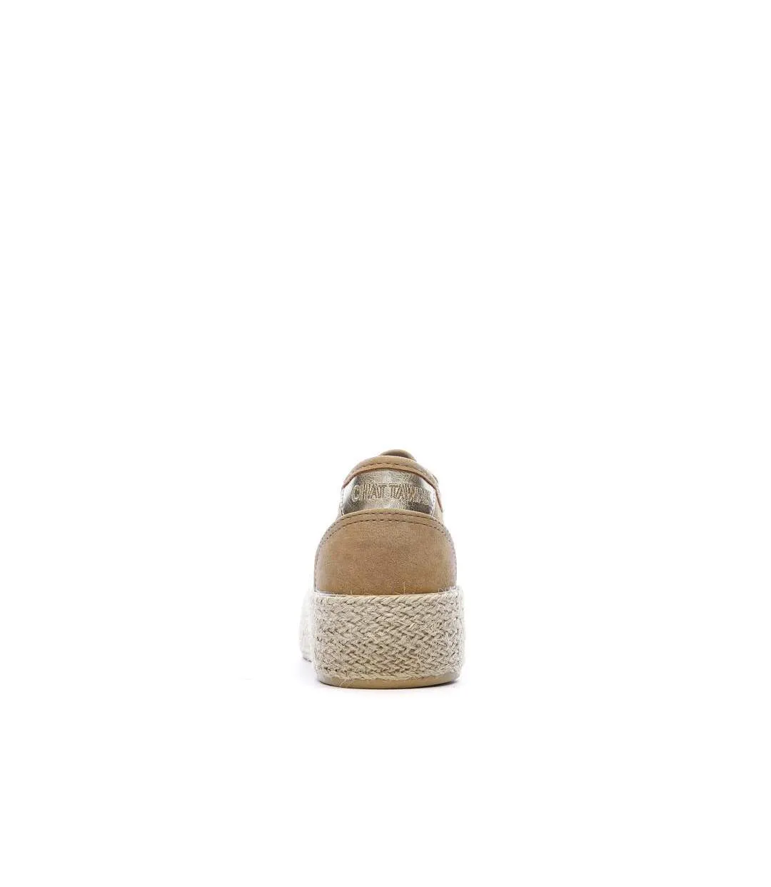 Baskets taupe femme chattawak summer-3