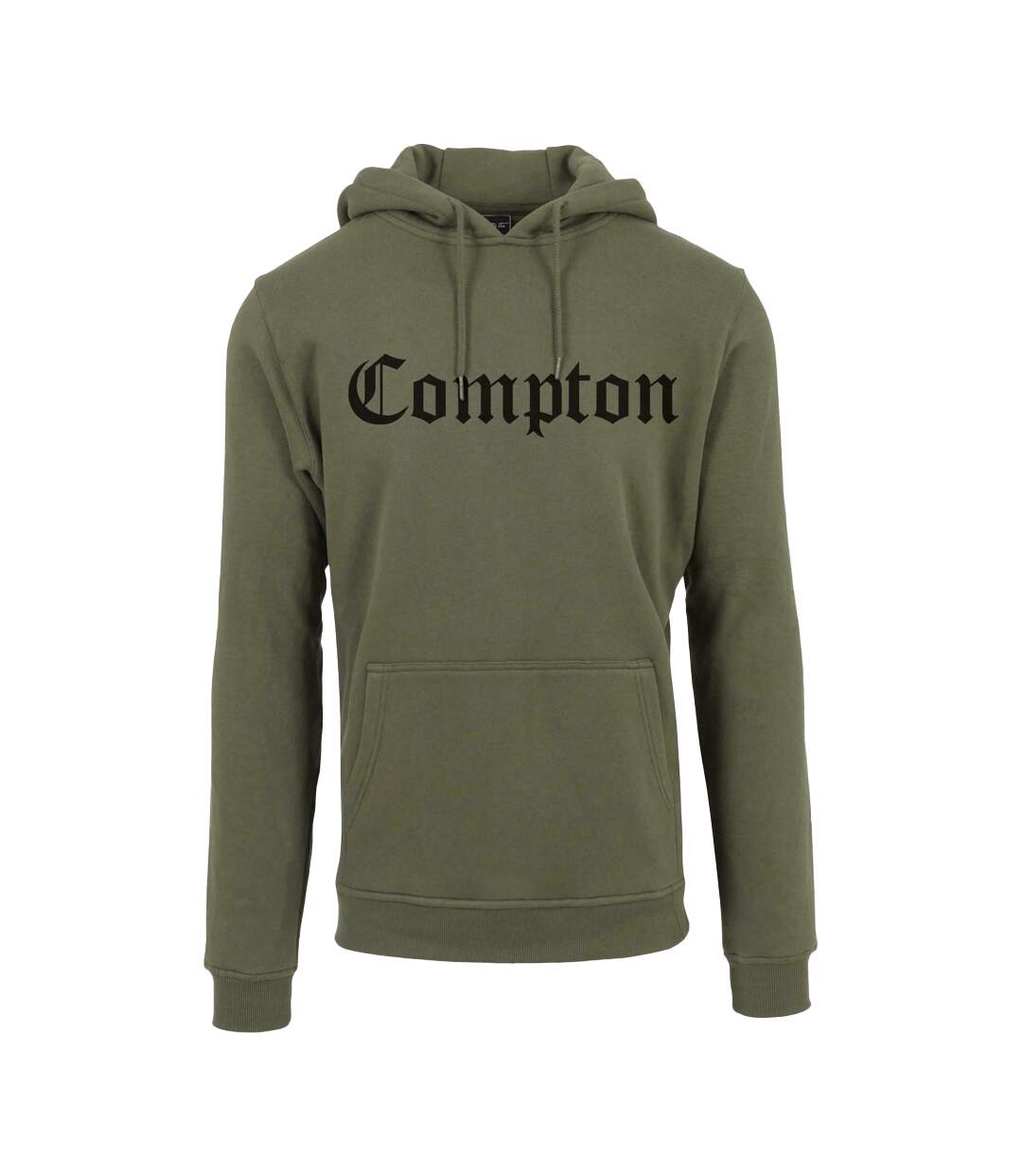 Sweat À Capuche Compton Homme Olive Mister Tee-1