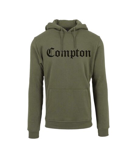 Sweat À Capuche Compton Homme Olive Mister Tee