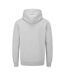Unisex Adult Essential Organic Drawstring Hoodie Heather Grey Melange Mantis-2