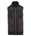 Gilet sans manches hybride extensible - Homme - TRA914 - gris et noir