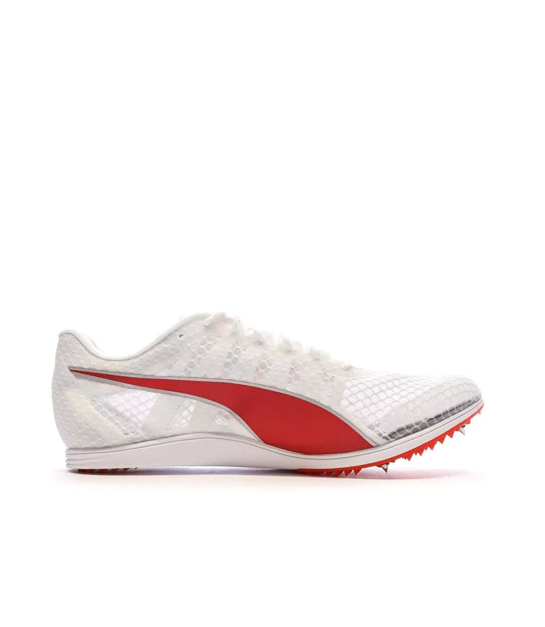 Chaussures de sport blanches/rouges homme puma evospeed-2