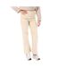 Pantalon en velours beige femme oraije pedro-1