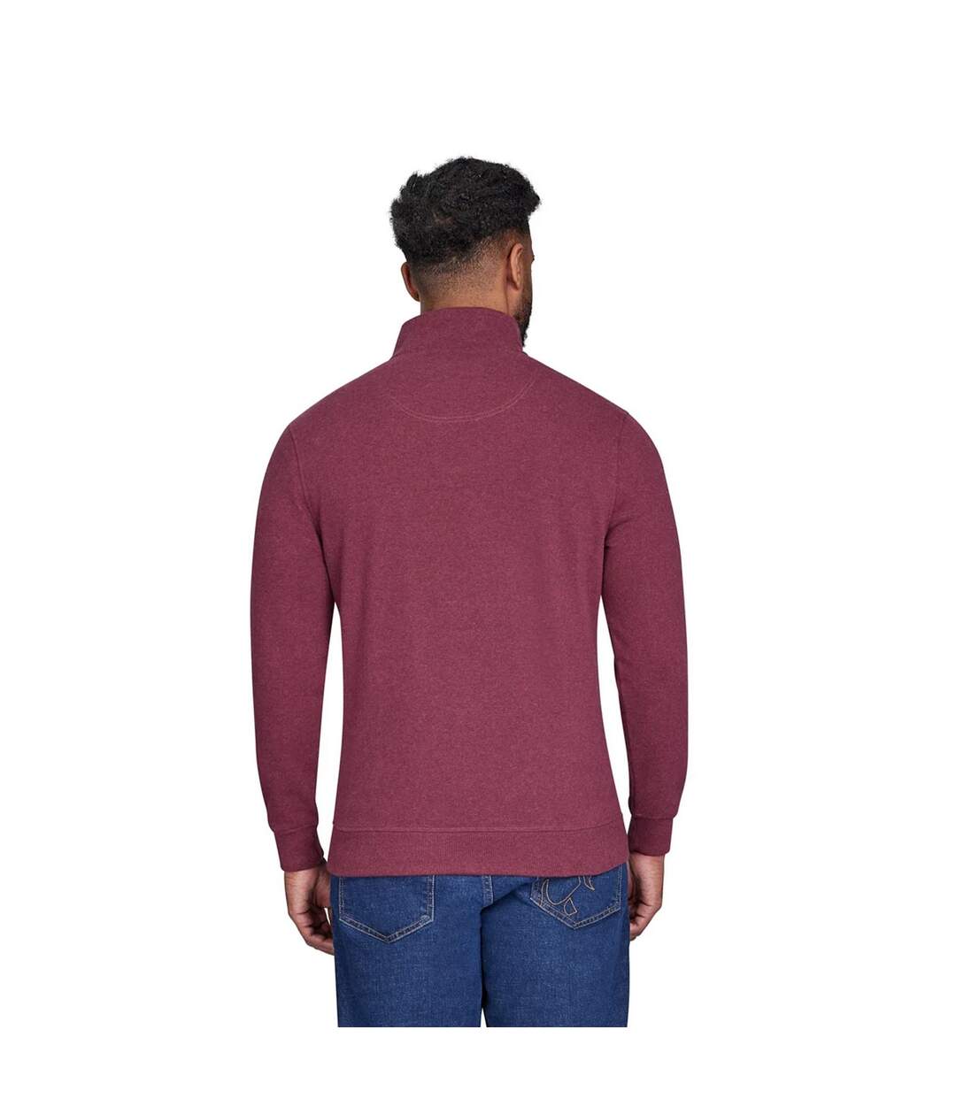 Sweat classic homme bordeaux Raging Bull-2