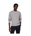 Mens Cable Knit Cotton Crew Neck Jumper Medium Grey Tommy Hilfiger-2