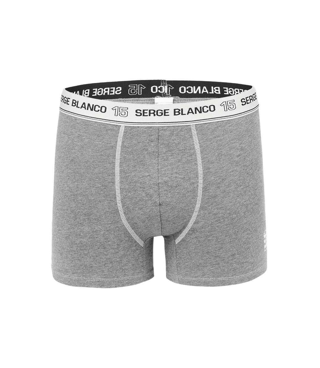 Lot de 8 boxers homme en coton Serge Blanco