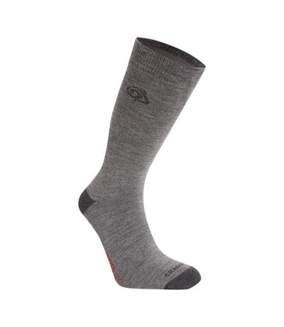 Unisex adult wool blend insect repellent boot socks coast grey Craghoppers