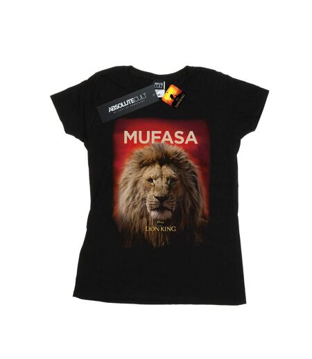 Disney - T-shirt THE LION KING MOVIE MUFASA POSTER - Femme (Noir) - UTBI25161