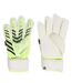 Unisex Adult Predator Match Fingersave Goalkeeper Gloves Lemon Black Adidas-1