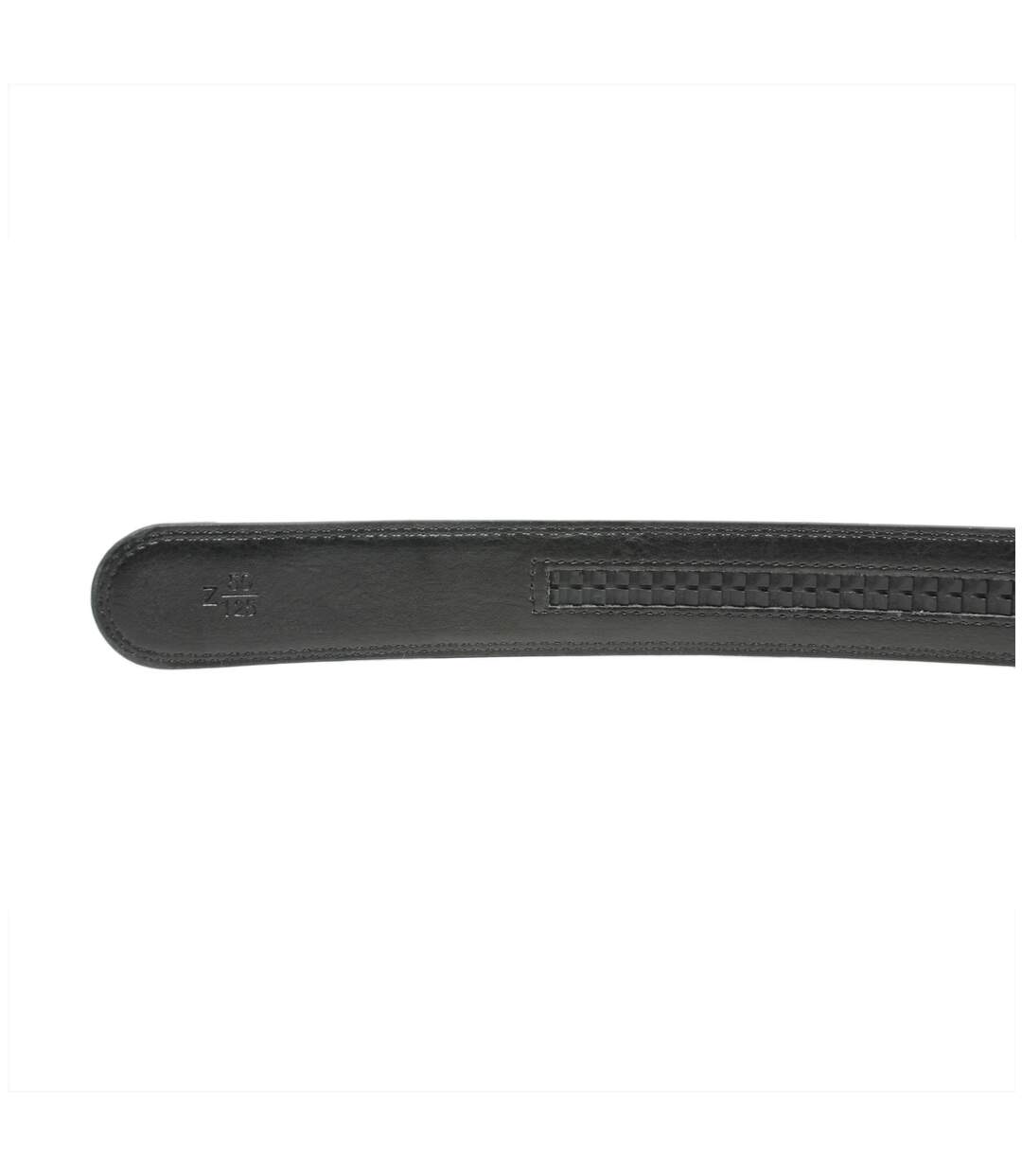 Ceinture en cuir vachette noire pour homme - Ajustable et élégante-3