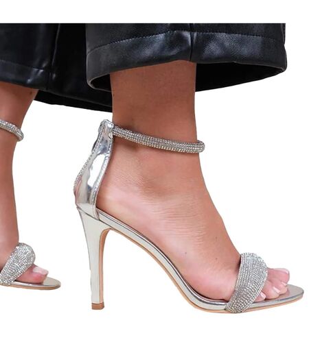 Sandales Sabra Femme Argenté Where´s That From