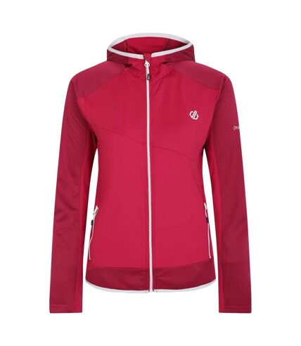 Dare 2B Womens/Ladies Traversing Core Stretch Midlayer (Berry Pink) - UTRG9945