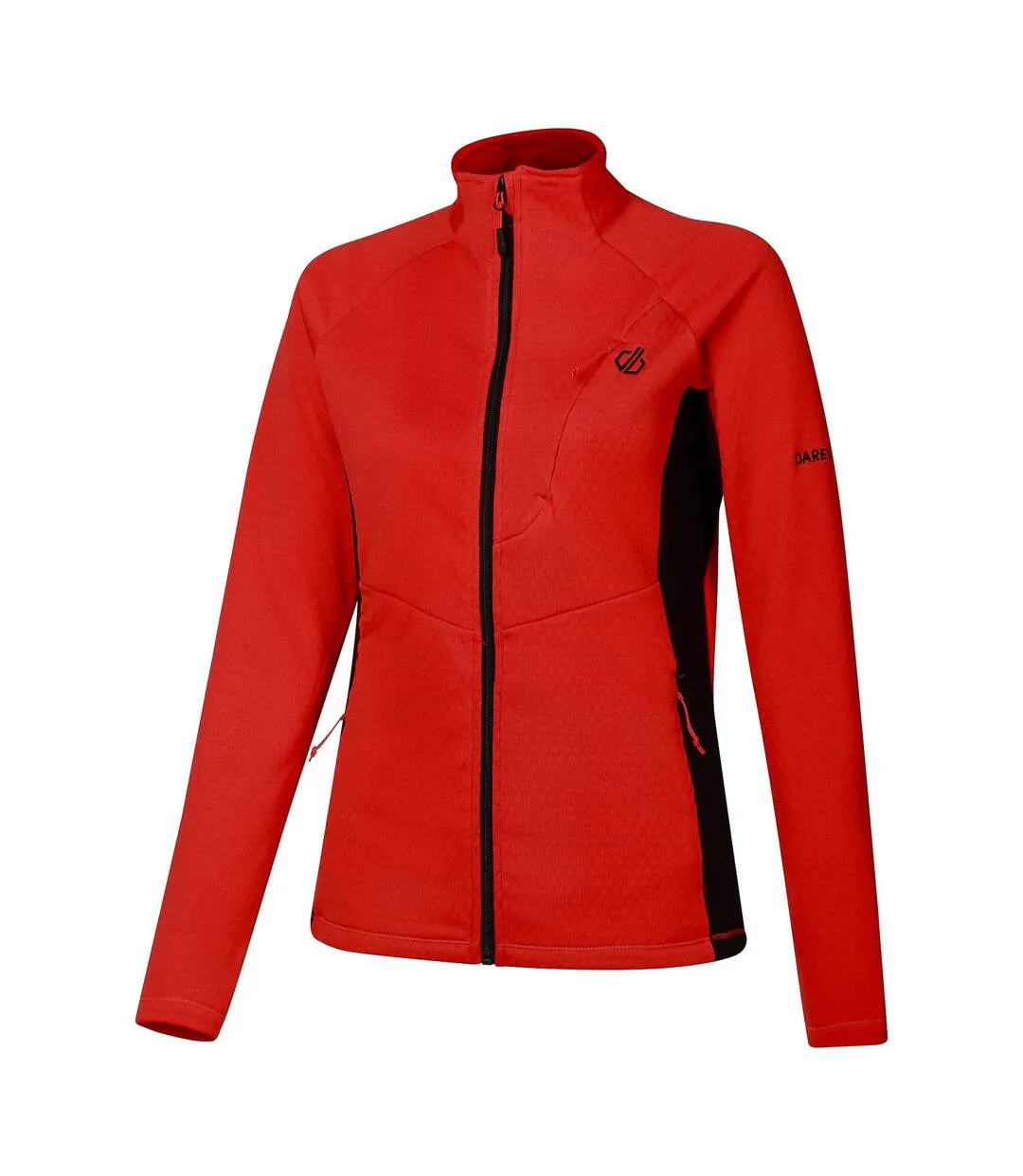 Veste Extensible À Col Montant Emerging Femme Rouge Orange Dare 2B-4