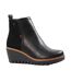 Bottines Pixie Femme Noir Lunar-3