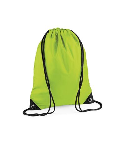 Sac à cordon premium taille unique vert clair Bagbase